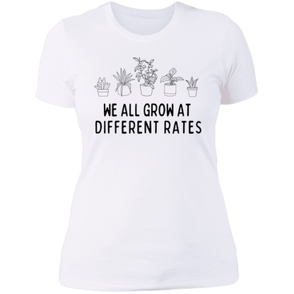 We All Grow at Different Rates T-Shirt