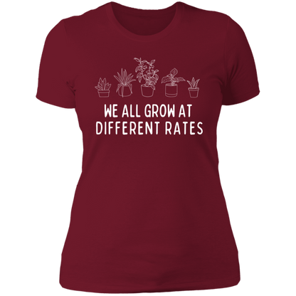 We All Grow at Different Rates T-Shirt