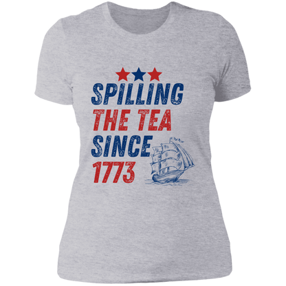 Spilling the Tea Since 1773 Boyfriend T-Shirt