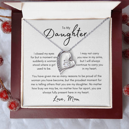 My Daughter | I Carry You in My Heart - Forever Love Necklace