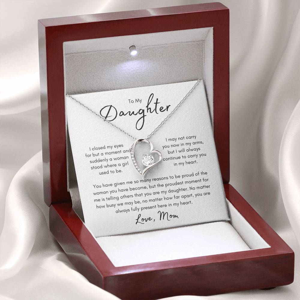 My Daughter | I Carry You in My Heart - Forever Love Necklace