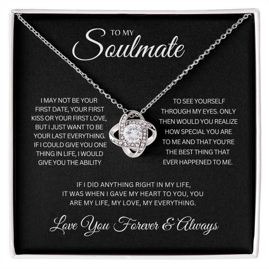 Soulmate | You Are My Everything - Love Knot Necklace