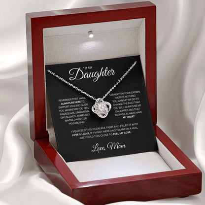 Daughter | You'll Always Have My Heart - Love Knot Necklace