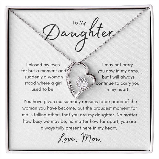 My Daughter | I Carry You in My Heart - Forever Love Necklace