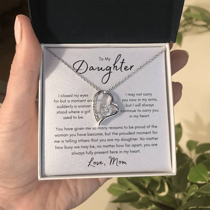 My Daughter | I Carry You in My Heart - Forever Love Necklace