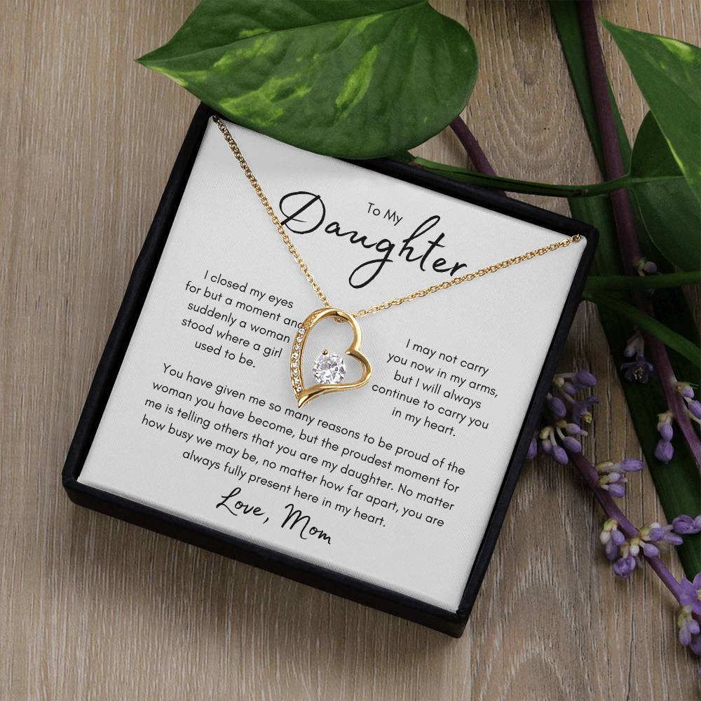 My Daughter | I Carry You in My Heart - Forever Love Necklace